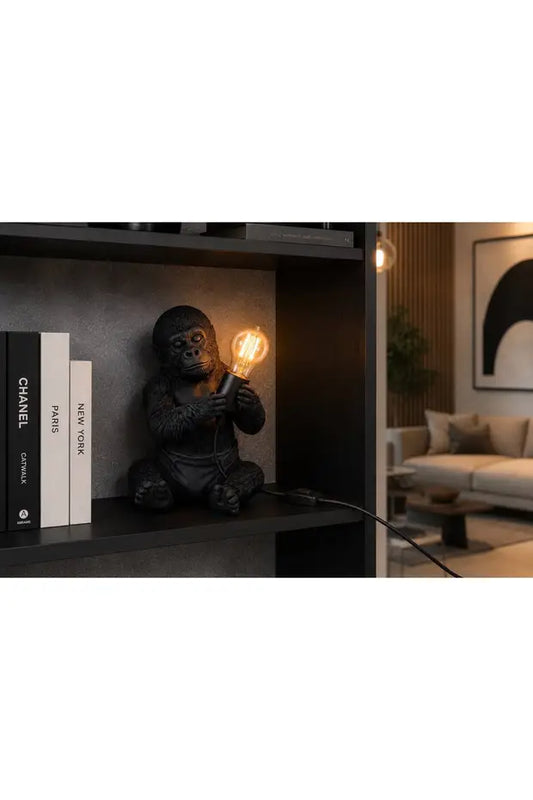 Premium Monkey Figurine Decorative Table Lamp – Special Design Luxury Modern Lampshade