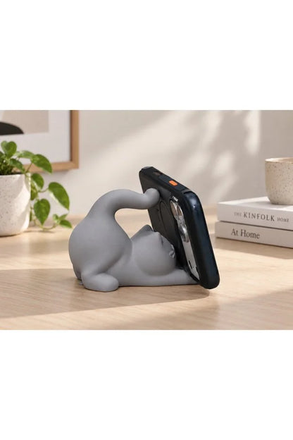 Kedi Figürlü Telefon Tutucu