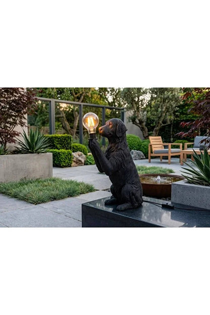 3D Baskı Köpek Figürlü Dekoratif Masa Lambası