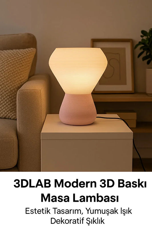 Modern Table Lamp – Aesthetic Design, Soft Light, Decorative Elegance